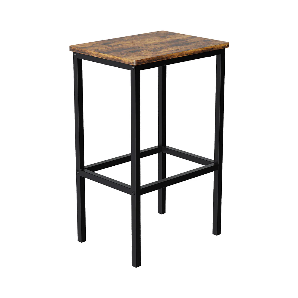 Livingandhome Set of 2 Rectangle Bar Stools - Image 4
