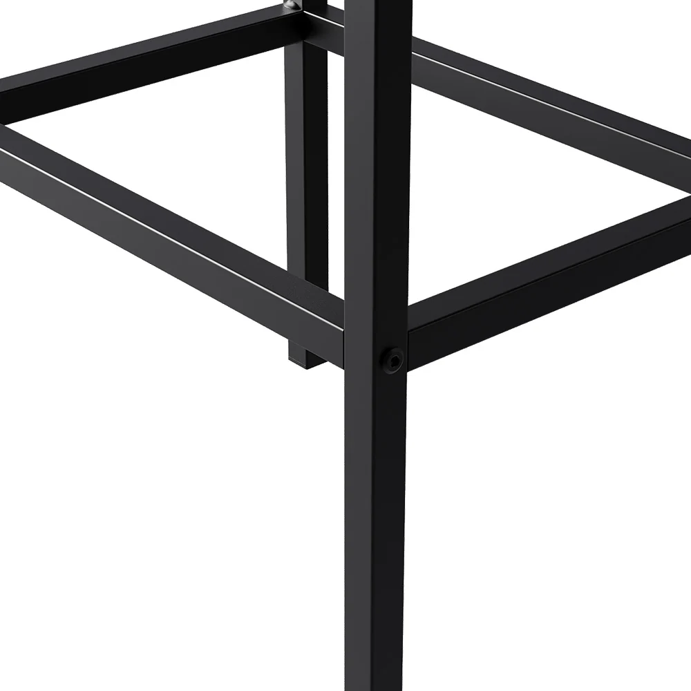 Livingandhome Set of 2 Rectangle Bar Stools - Image 6