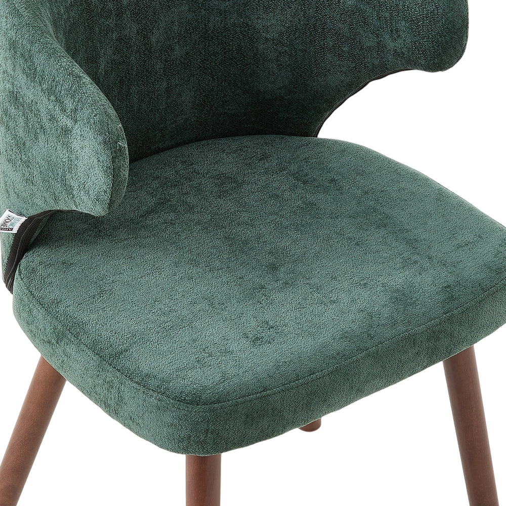 Livingandhome Set of 2 Upholstered Dining Chairs - Image 3