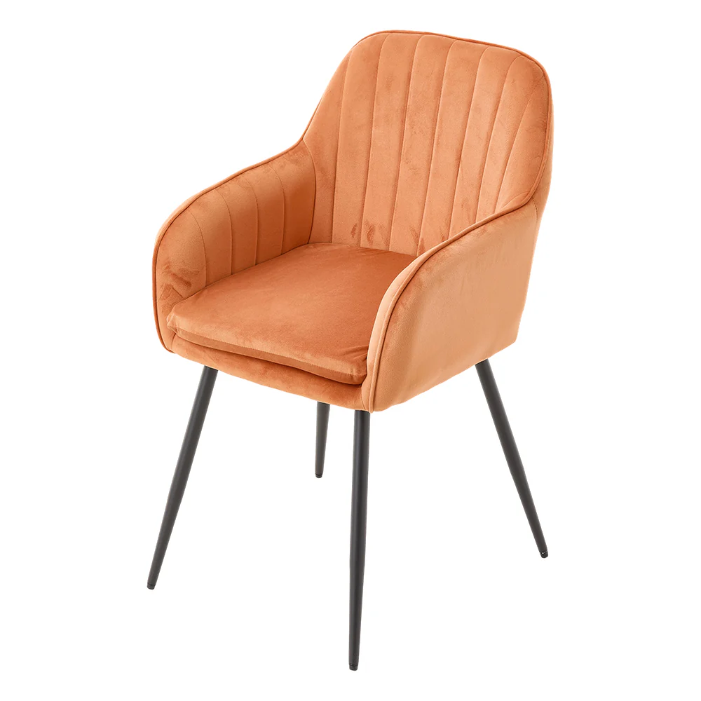 Livingandhome Set of 2 Upholstered Dining Chairs - Image 3