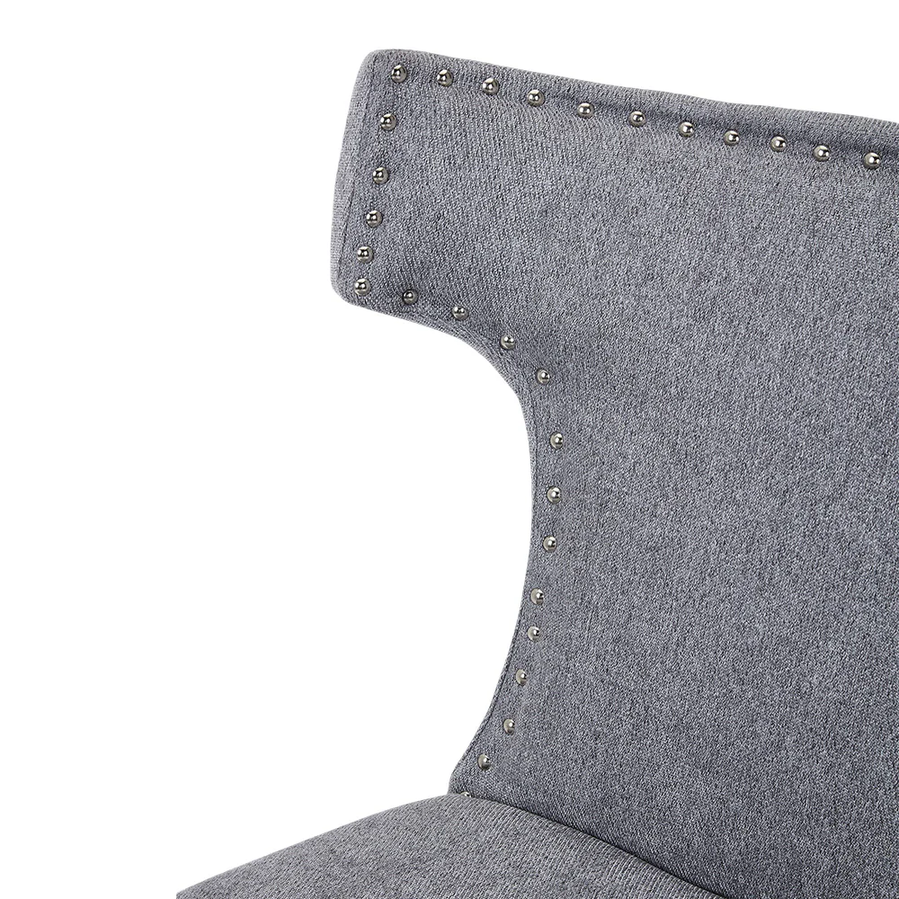 Livingandhome Set of 2 Upholstered Dining Chairs - Image 4