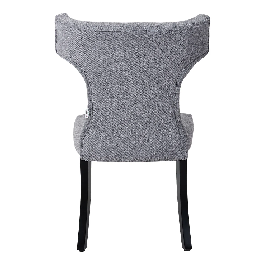 Livingandhome Set of 2 Upholstered Dining Chairs - Image 6