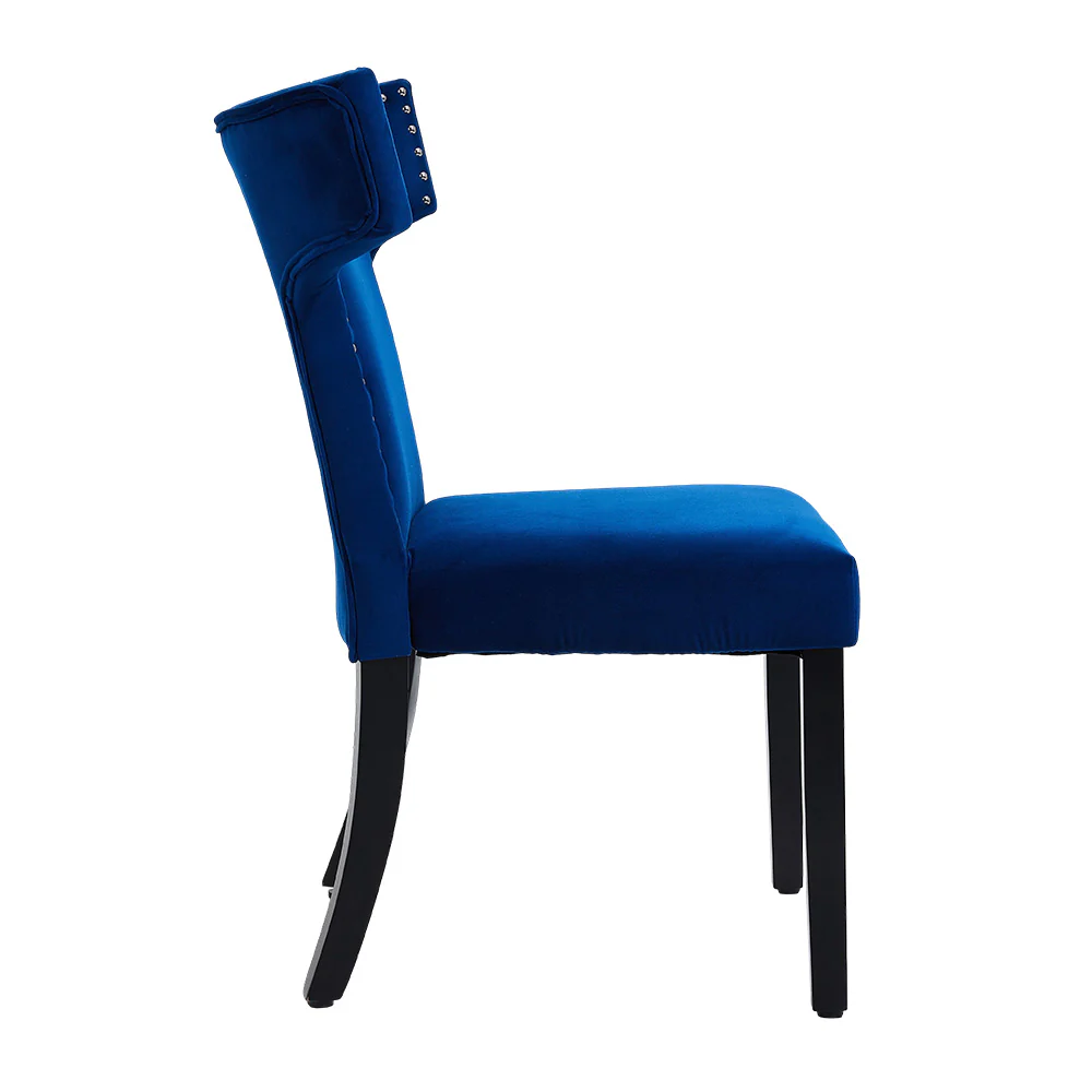 Livingandhome Set of 2 Upholstered Dining Chairs - Image 7