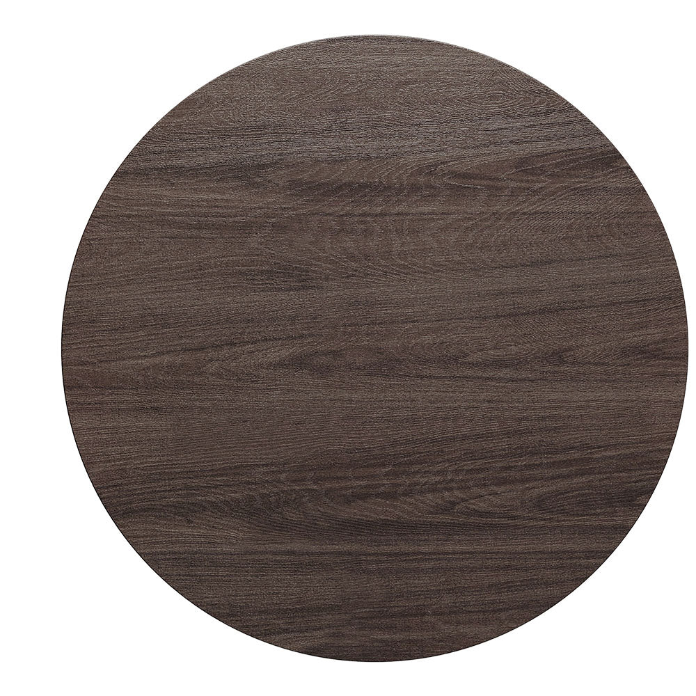 Livingandhome Small Round Coffee Table with 2 Tier - Image 5