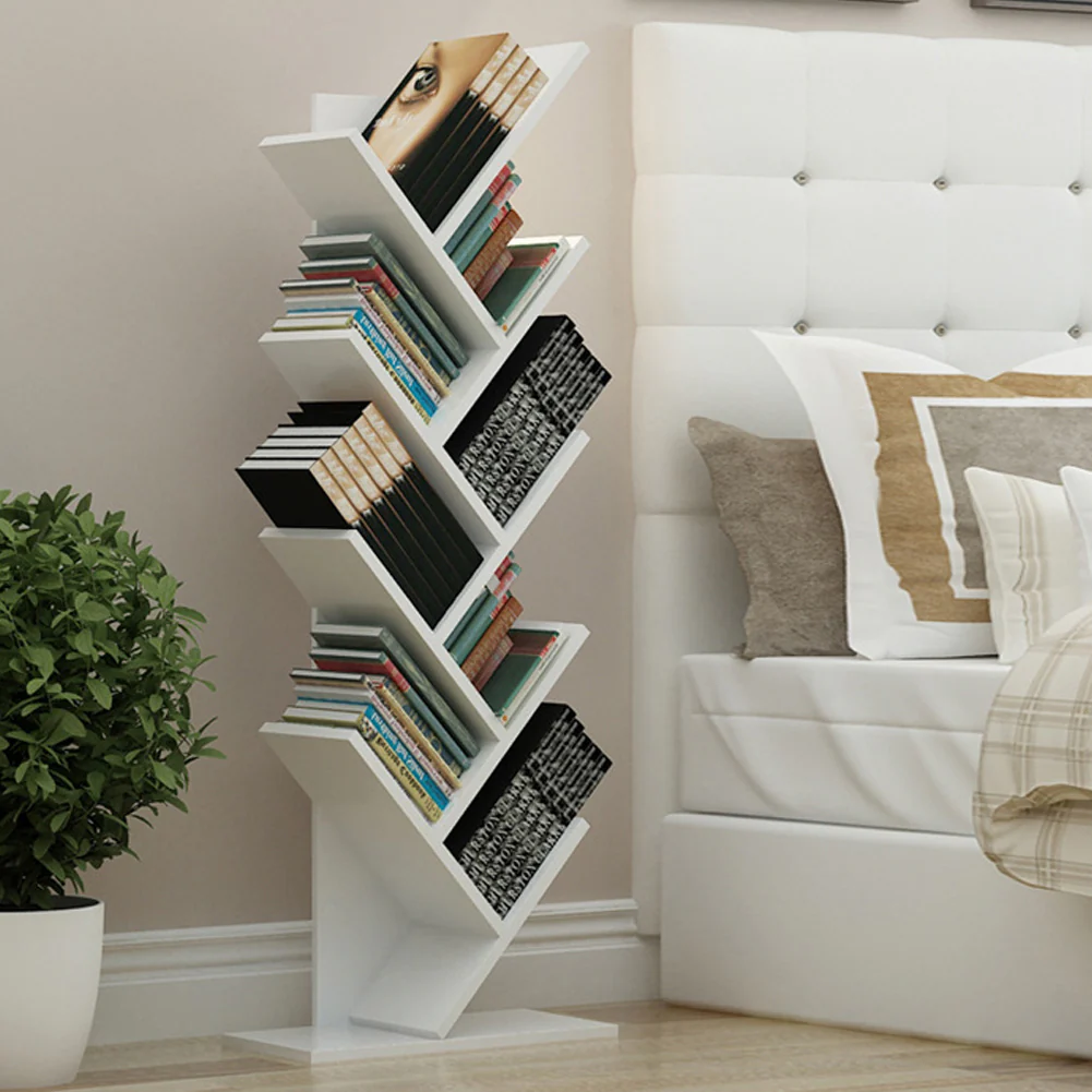 Livingandhome Tree-Shaped Multi-tier Book Storage Shelf - Image 2