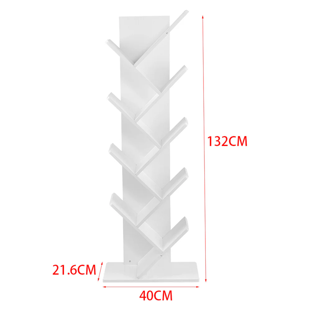 Livingandhome Tree-Shaped Multi-tier Book Storage Shelf - Image 5