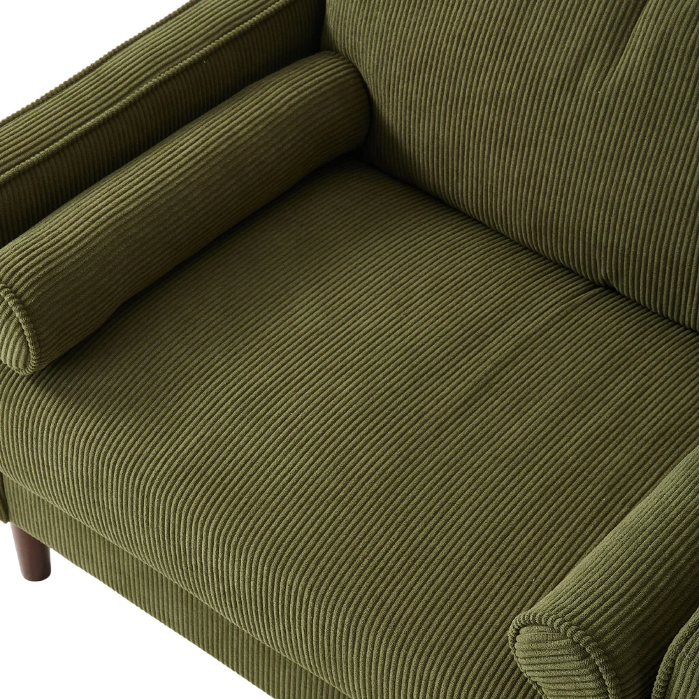 Livingandhome Upholstered Single Sofa Armchair - Image 5