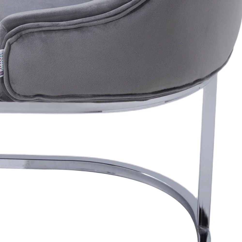 Livingandhome Upholstered Tufted Velvet Buttoned Dining Chair - Image 7
