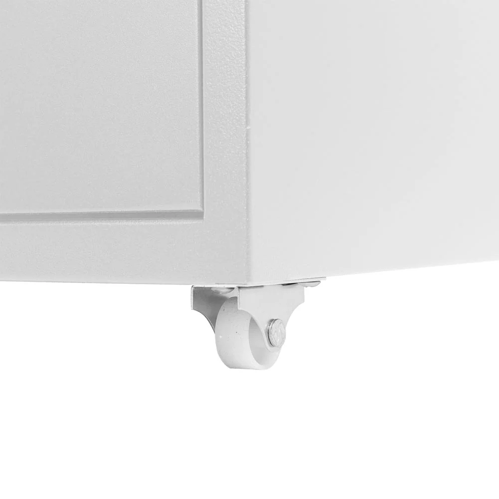Livingandhome Vertical File Cabinet With Wheels, - Image 4