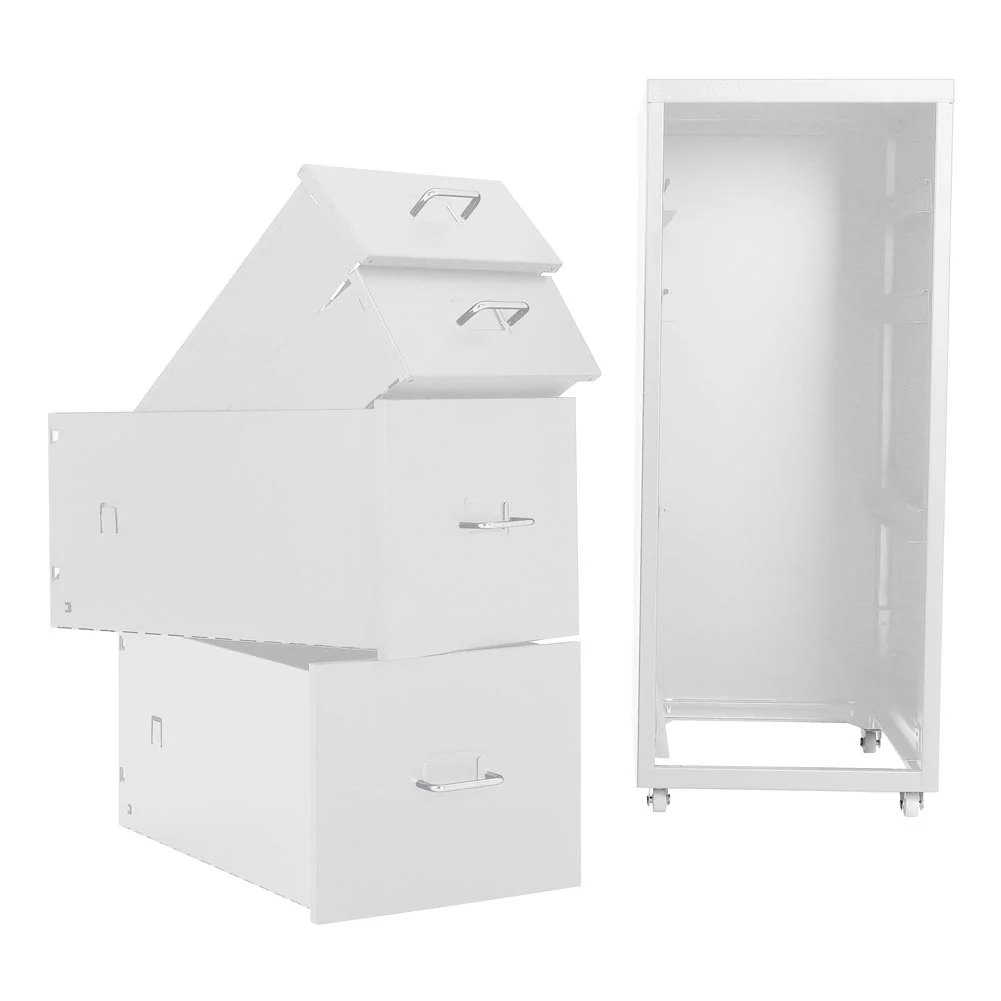 Livingandhome Vertical File Cabinet With Wheels, - Image 5