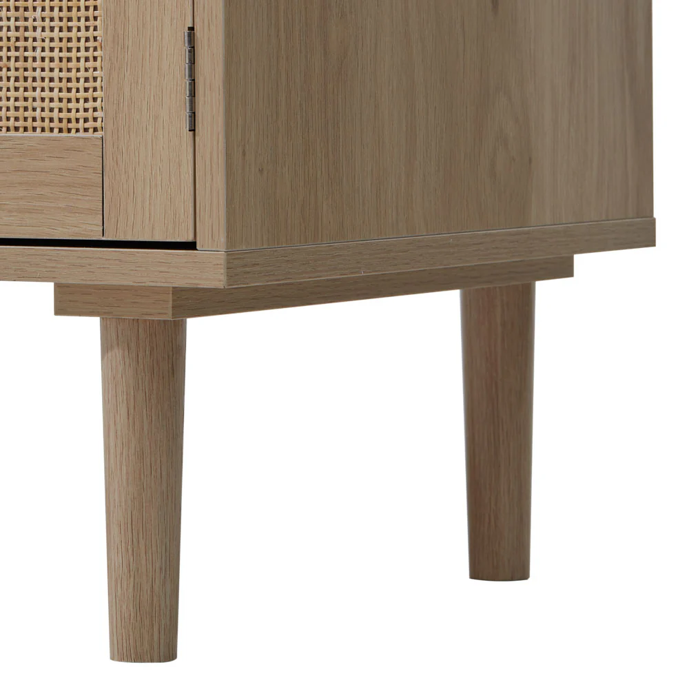 LivingandHome Rattan Sideboard With Double Doors - Image 4