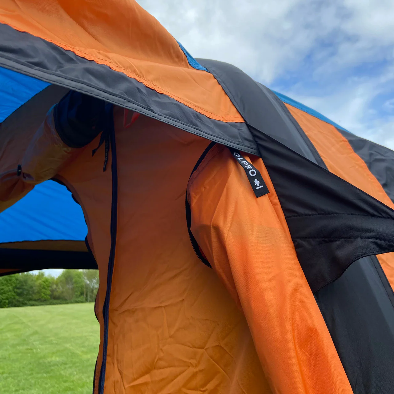 Loopo Breeze® V2 Inflatable Campervan Awning Orange - Image 4