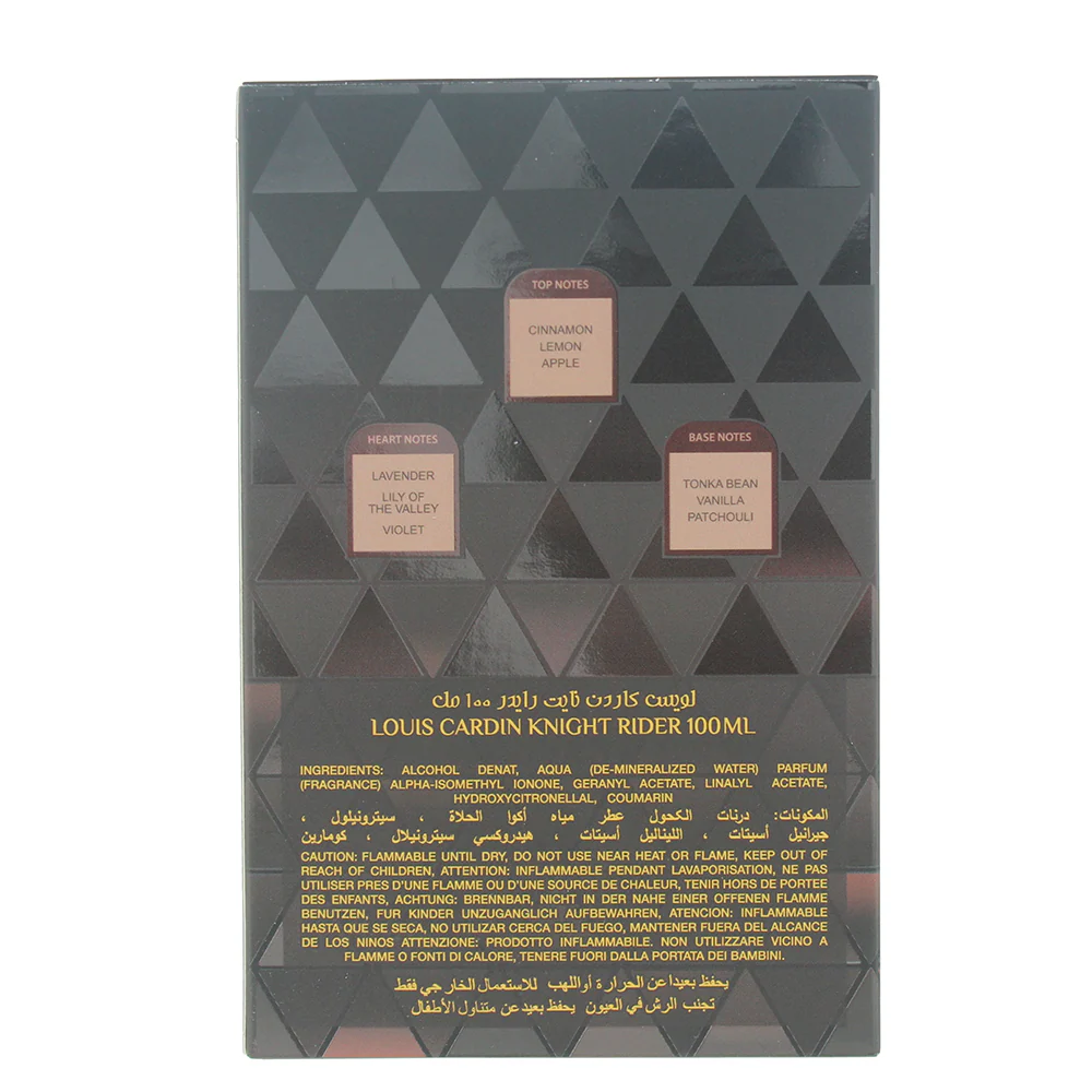 Louis Cardin Knight Rider 1982 Pour Homme Eau De Parfum 100ml - Image 2