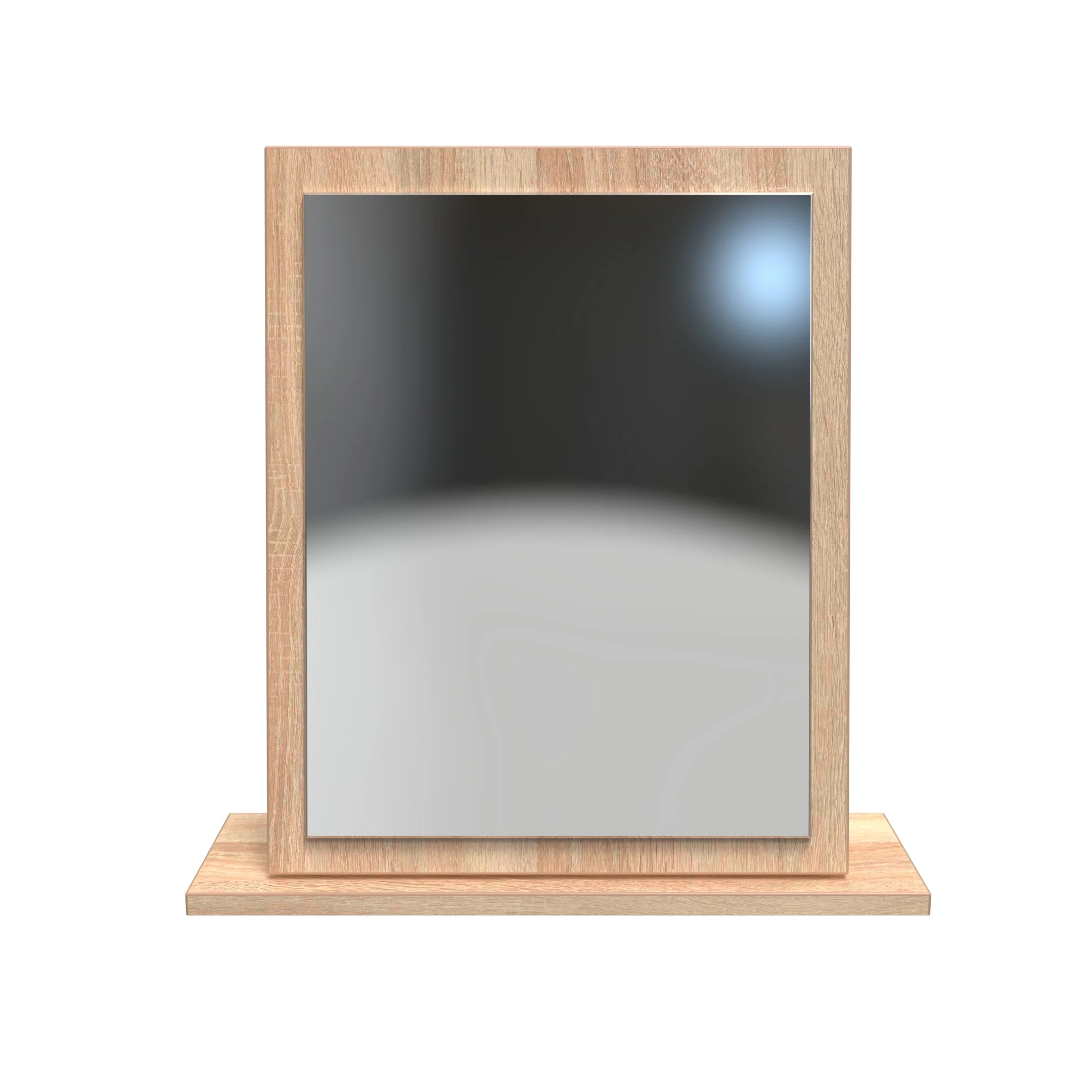 Lynton Ready Assembled Mirror In Kashmir Ash & Bardolino Oak