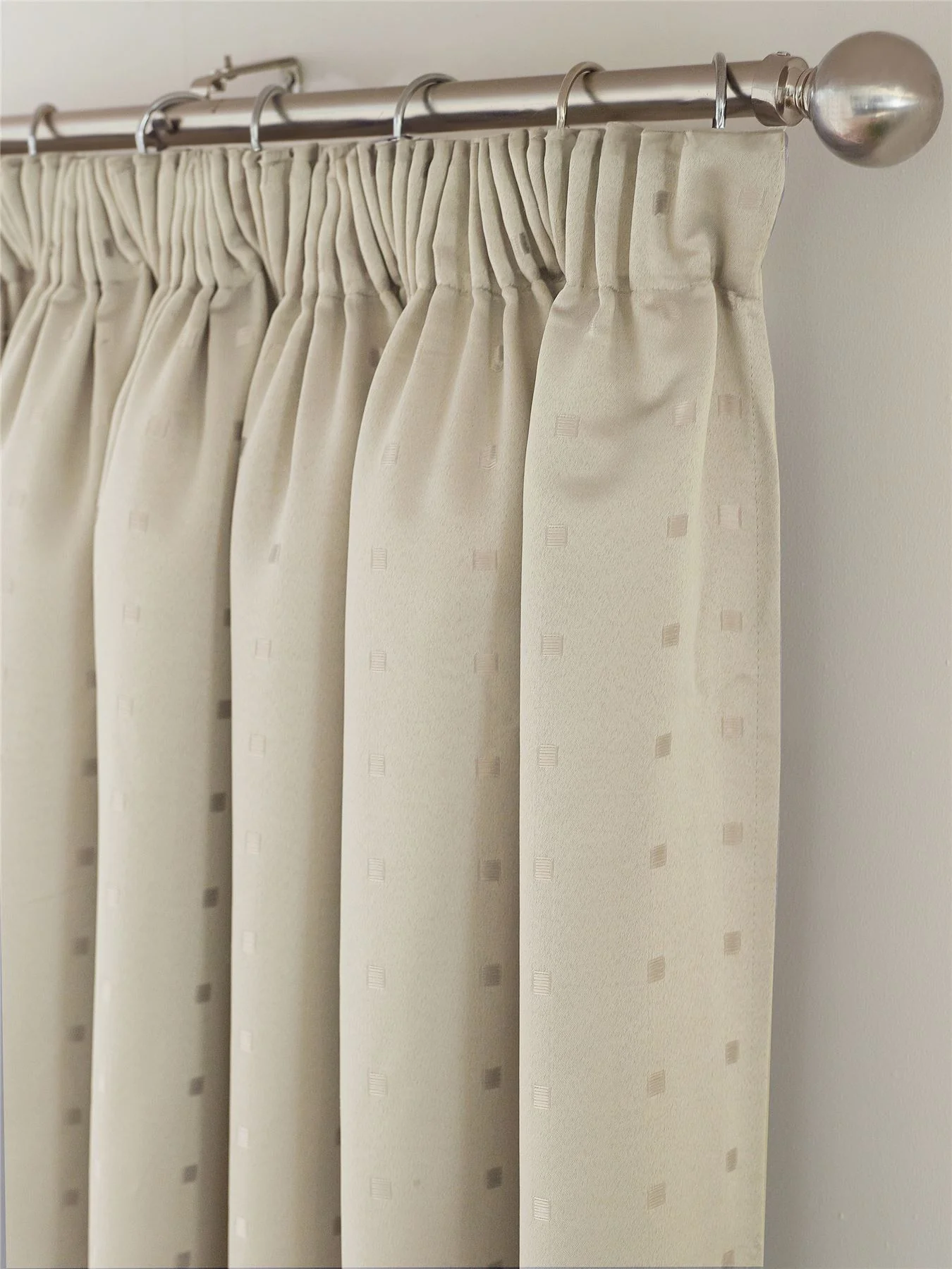 Madison Dobby Square Lined Pencil Pleat Taped Top Curtains - Image 4
