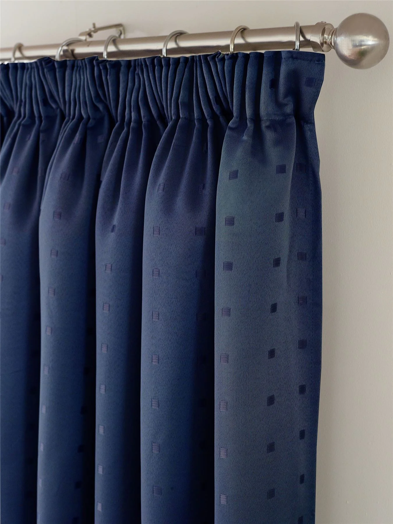 Madison Dobby Square Lined Pencil Pleat Taped Top Curtains - Image 4