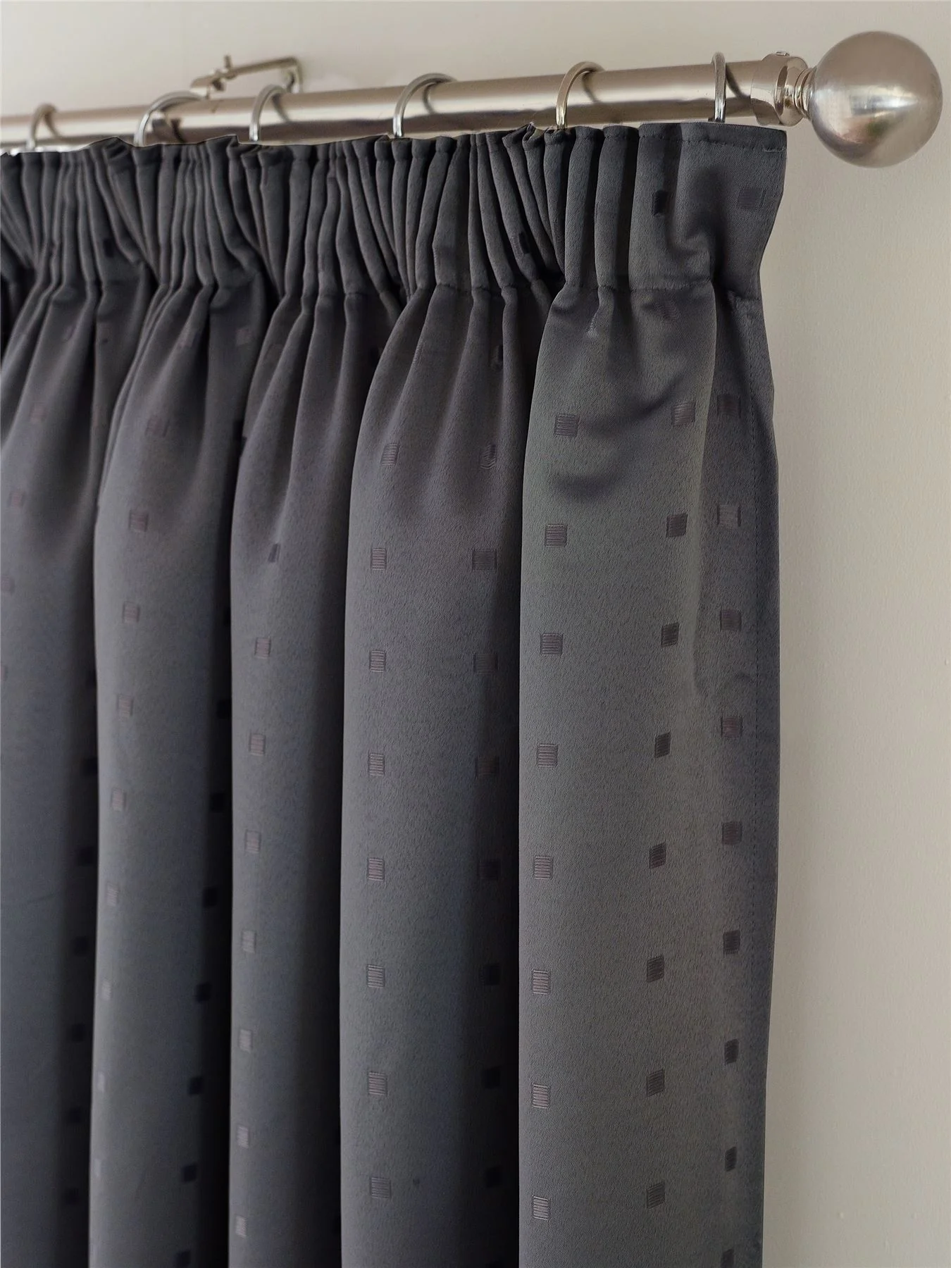 Madison Dobby Square Lined Pencil Pleat Taped Top Curtains - Image 3