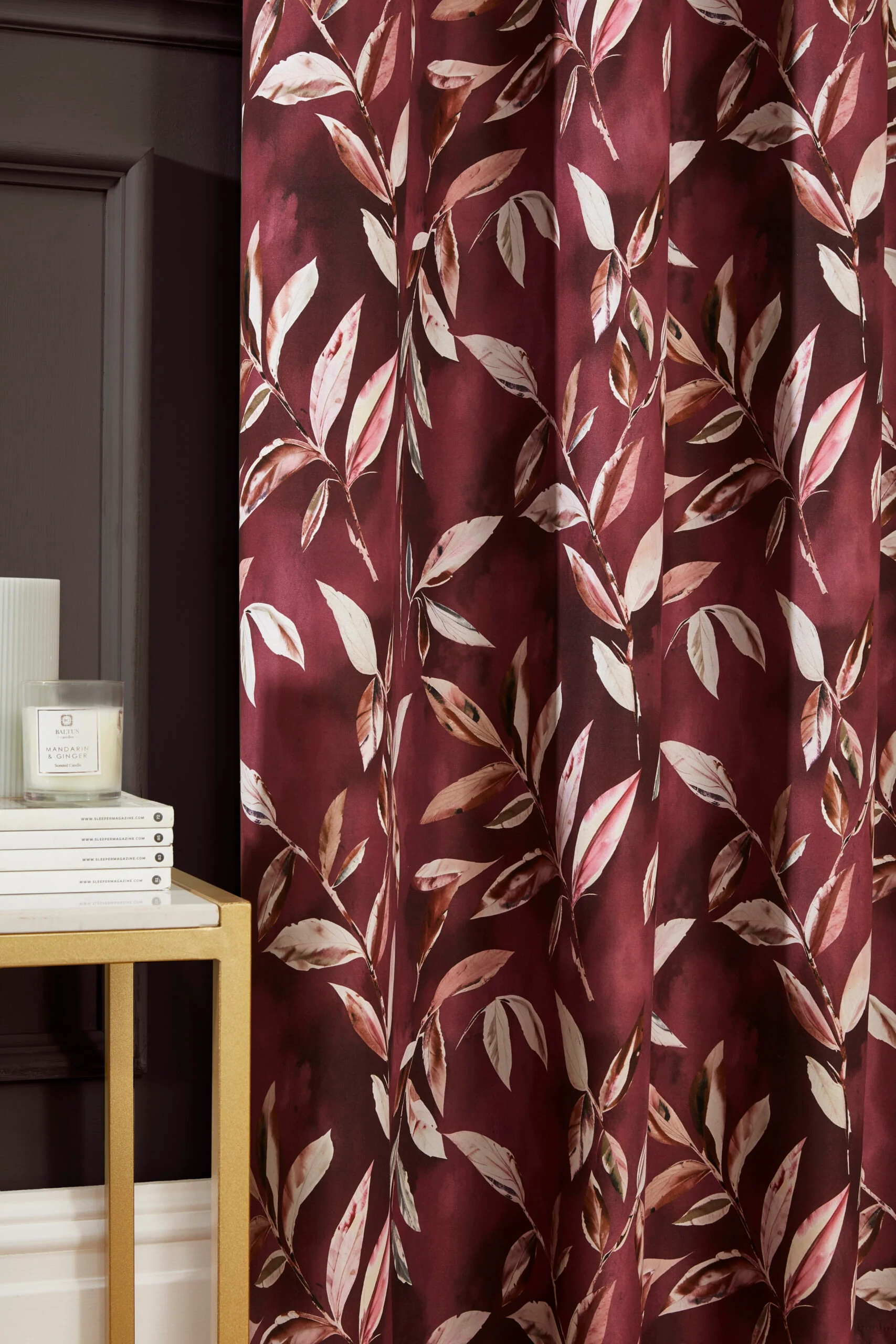 MADRID WINE EYELET CURTAINS - Image 3