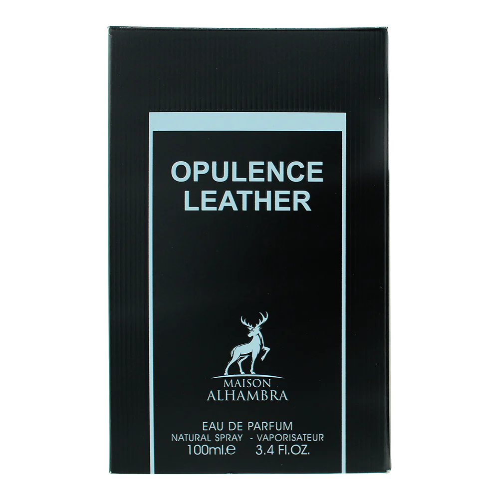 Maison Alhambra Opulence Leather Eau De Parfum 100ml - Image 4