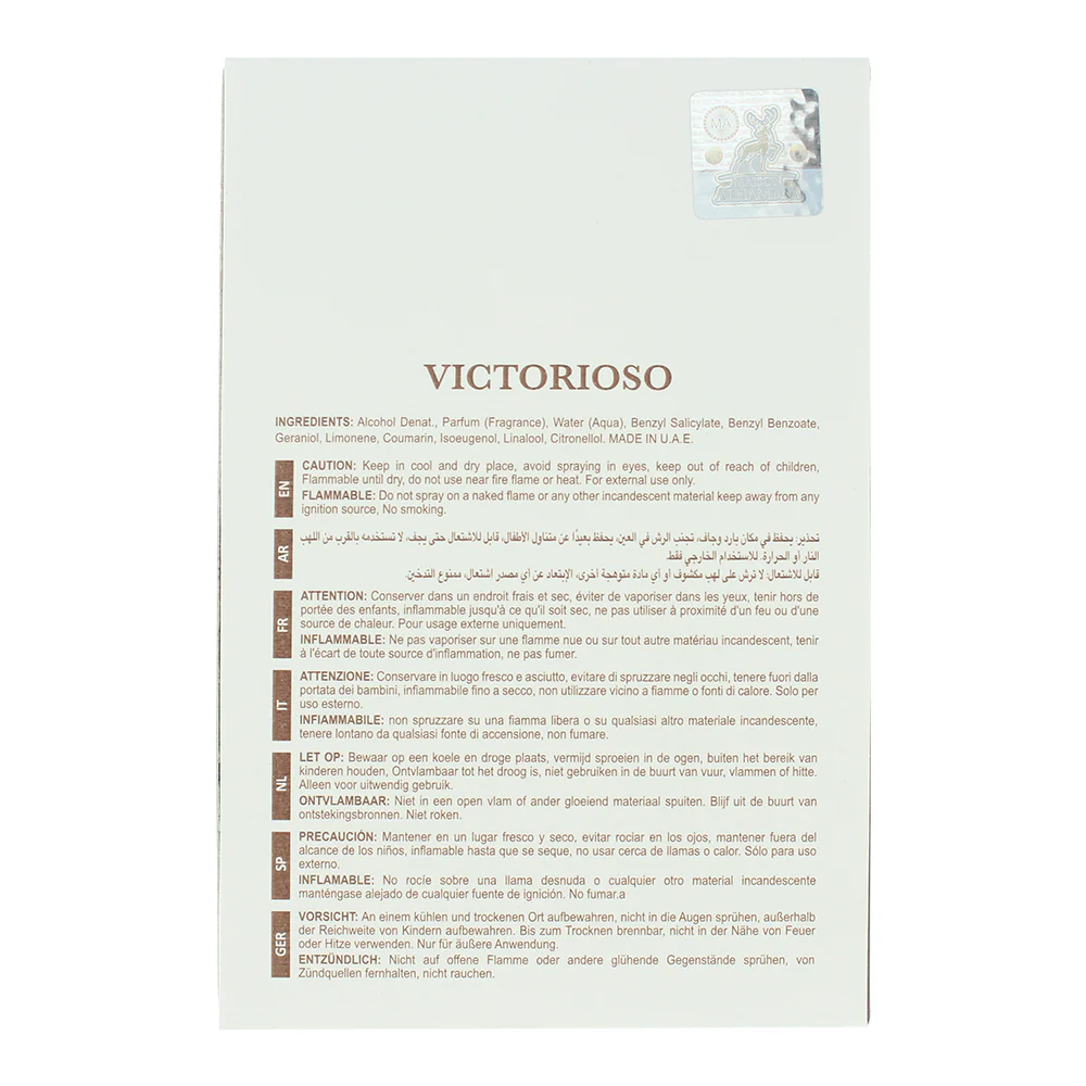 Maison Alhambra Victorioso Heroic Eau De Parfum 100ml - Image 2