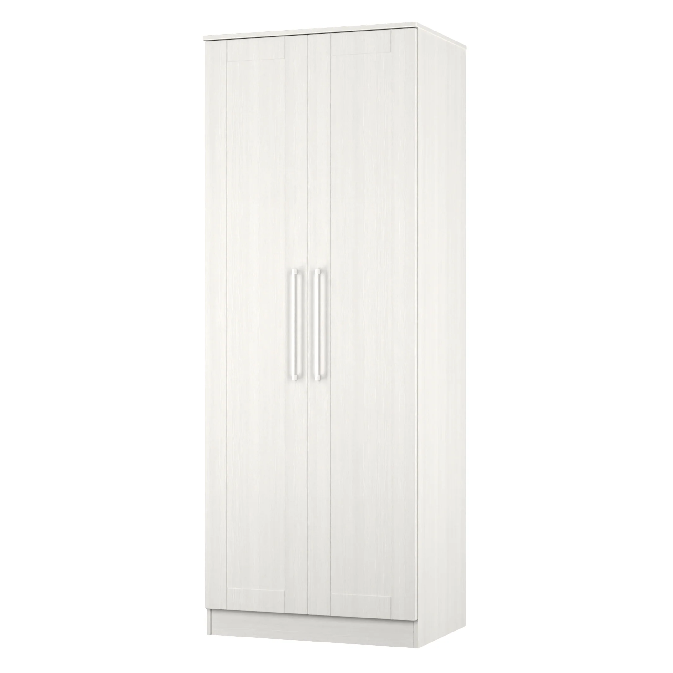 Malton Ready Assembled 2 Door Wardrobe in Grey Ash - Image 3