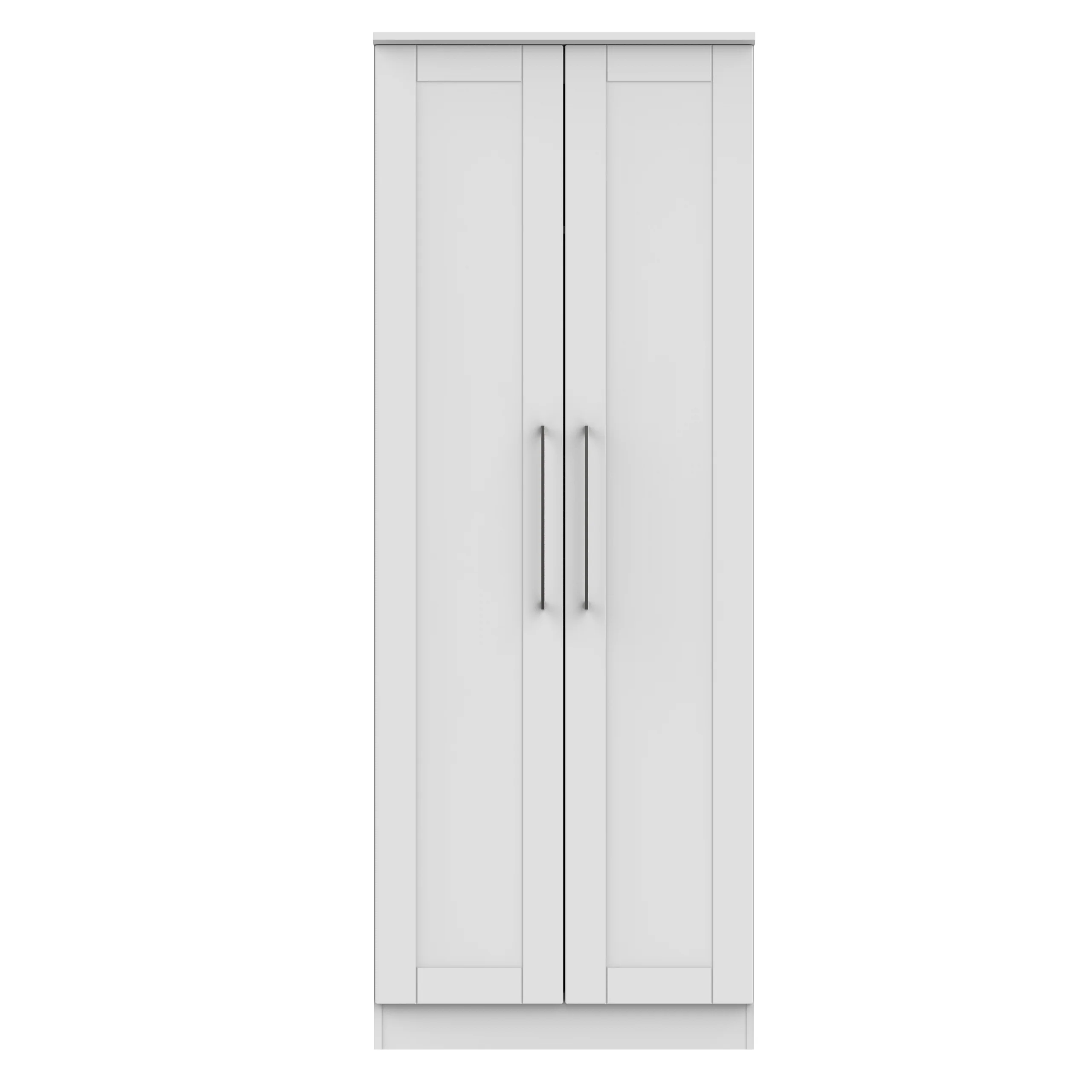 Malton Ready Assembled 2 Door Wardrobe in Grey Ash - Image 5