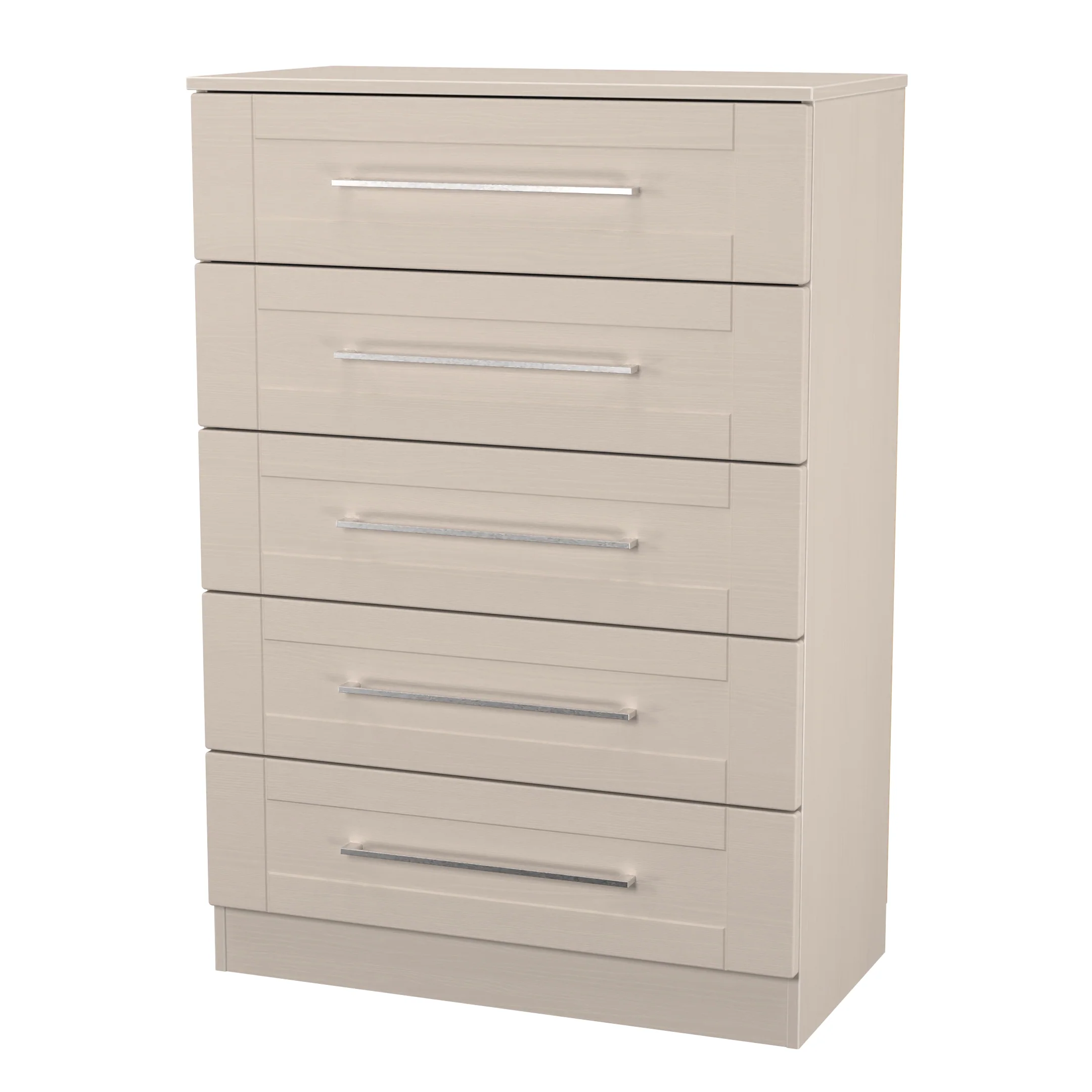 Malton Ready Assembled 5 Drawer Chest in Kashmir Ash - Image 4