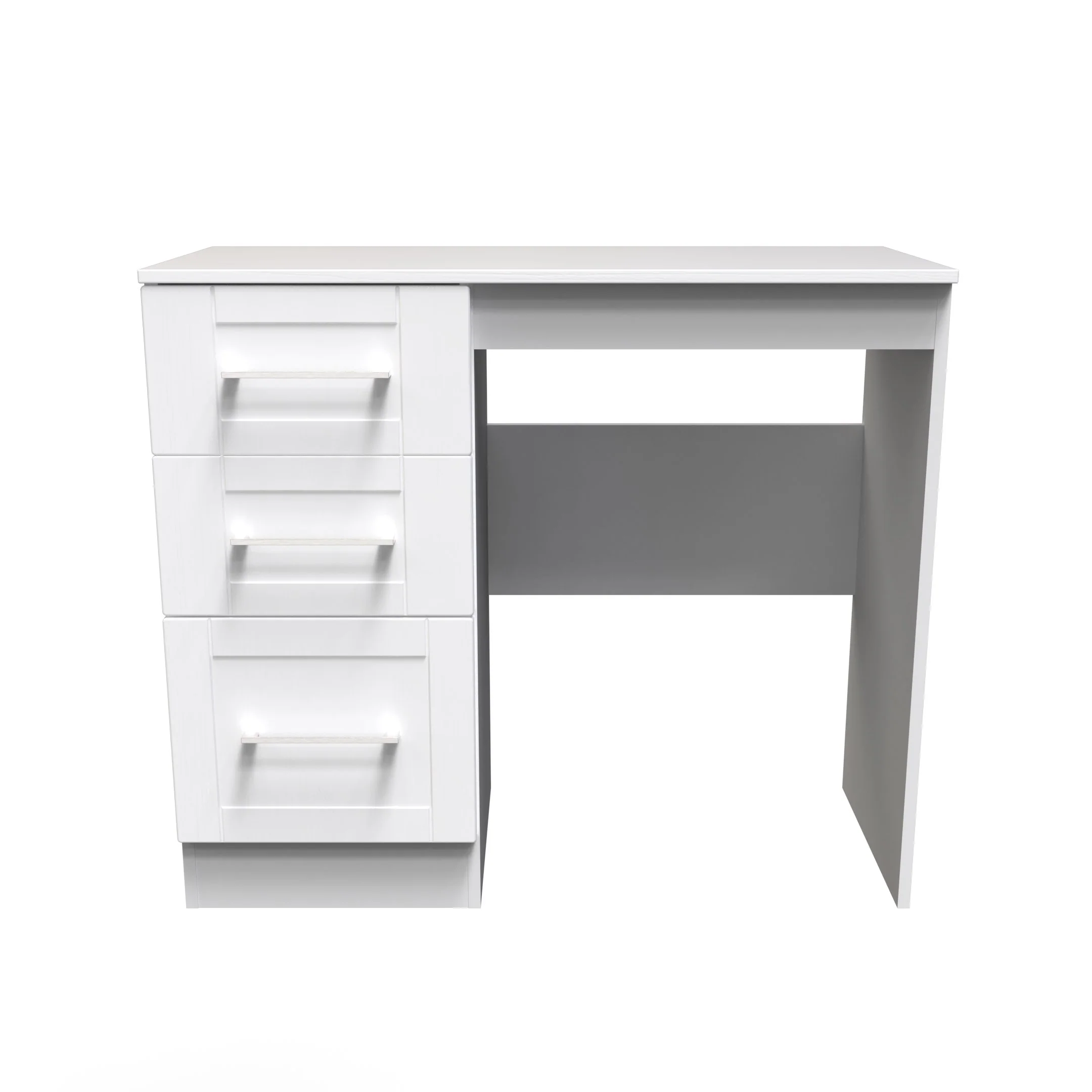 Malton Ready Assembled Vanity in White Ash - Image 3