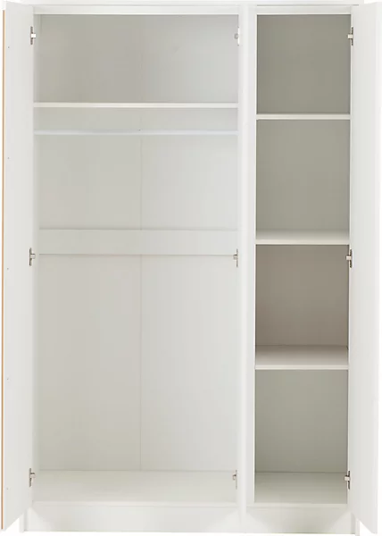 MALVERN 3 DOOR WARDROBE - WHITE - Image 3