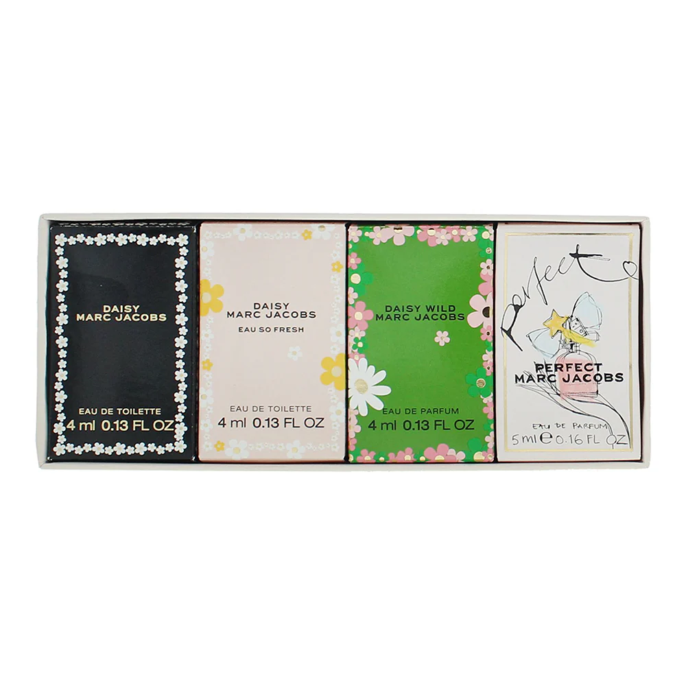Marc Jacobs 4 Piece Gift Set: Daisy Wild EDP 4ml - Perfect EDP 5ml - Eau So Fresh EDT 4ml - Daisy EDT 4ml - Image 4