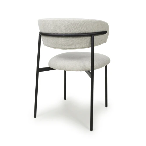 Marisa Linen Effect Natural Dining Chair - Image 2