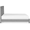 Merida 150cm King Bed - Grey - Image 3
