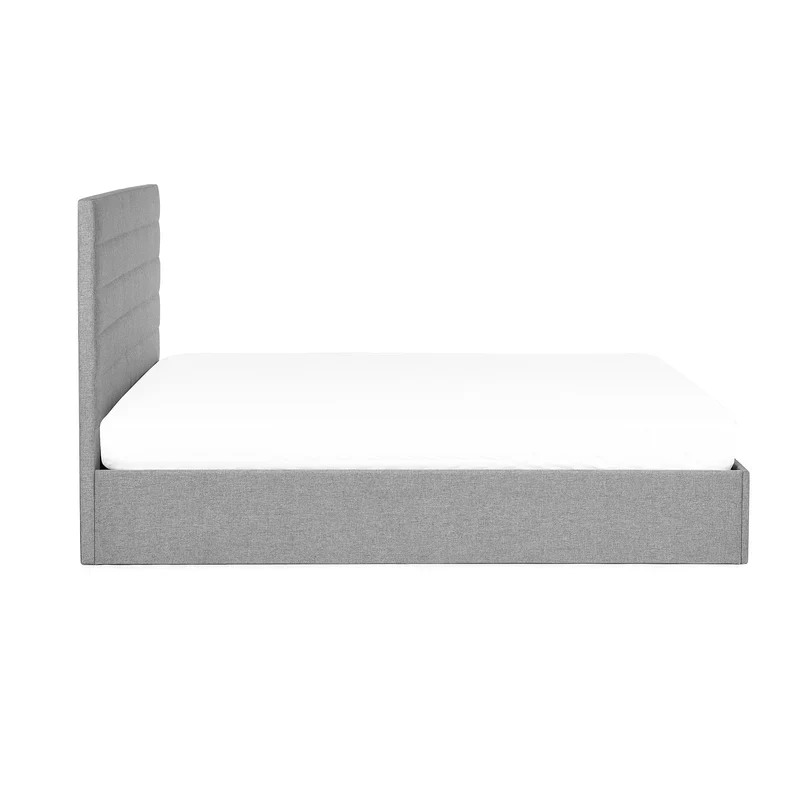 Merida Ottoman Storage 135cm Double Bed - Grey - Image 4