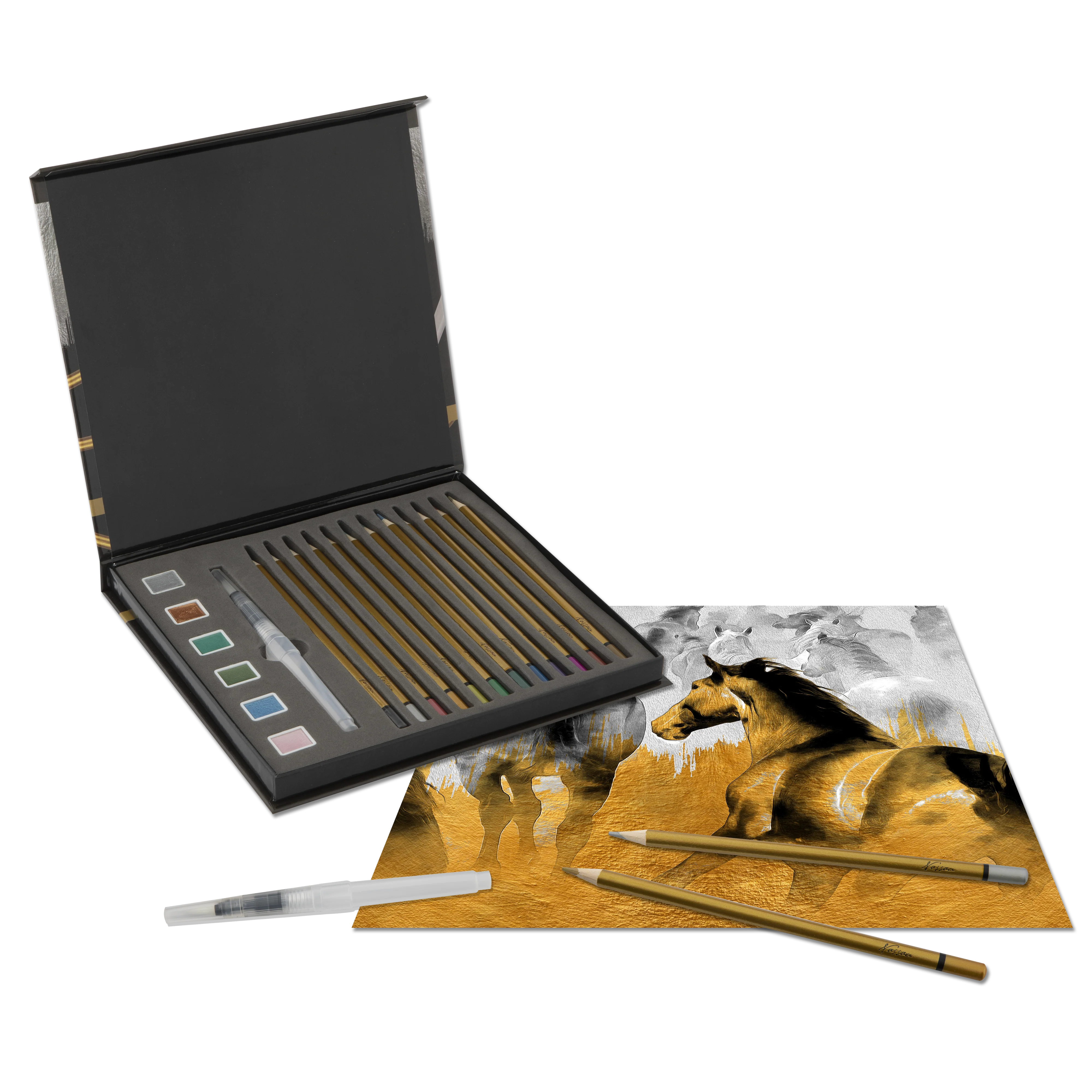 Metallic Mixed Media Set In Fc Box - Image 4