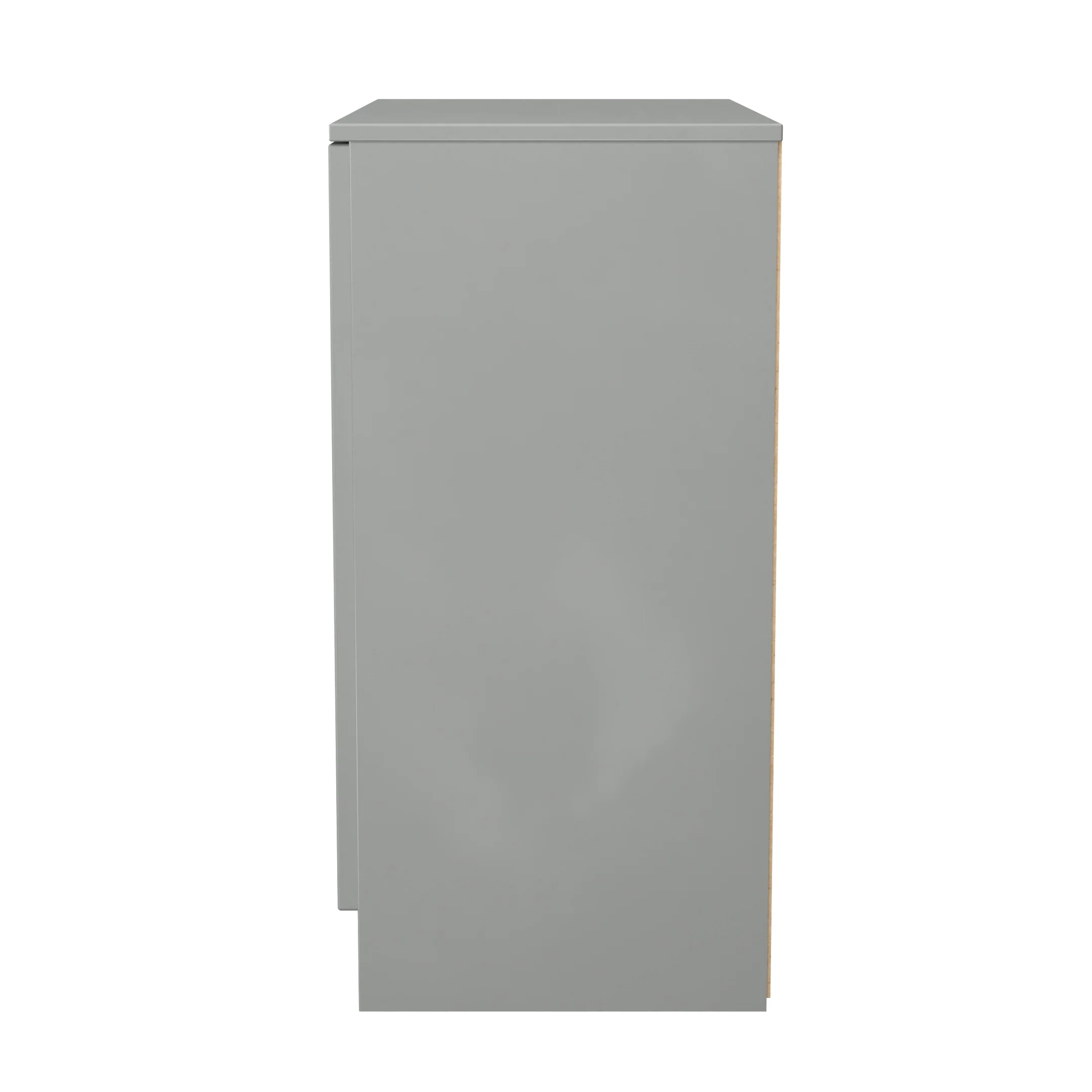 Milan 2 Door Cabinet in Dusk Grey - Ready Assembled - Image 3