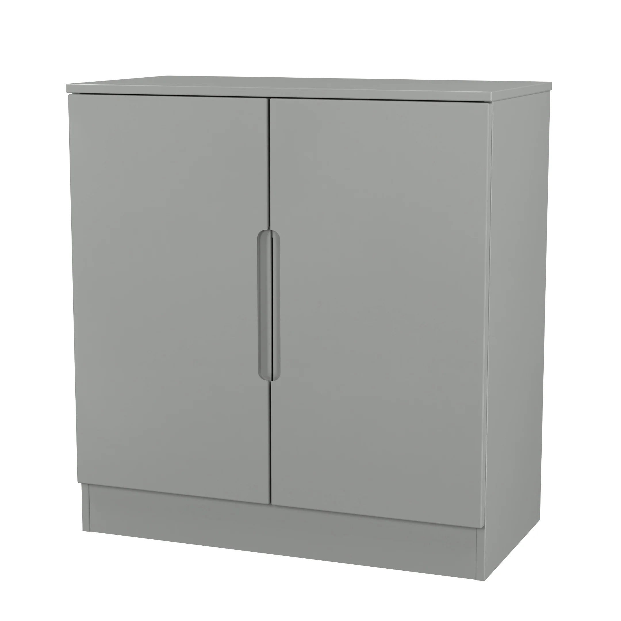 Milan 2 Door Cabinet in Dusk Grey - Ready Assembled - Image 4