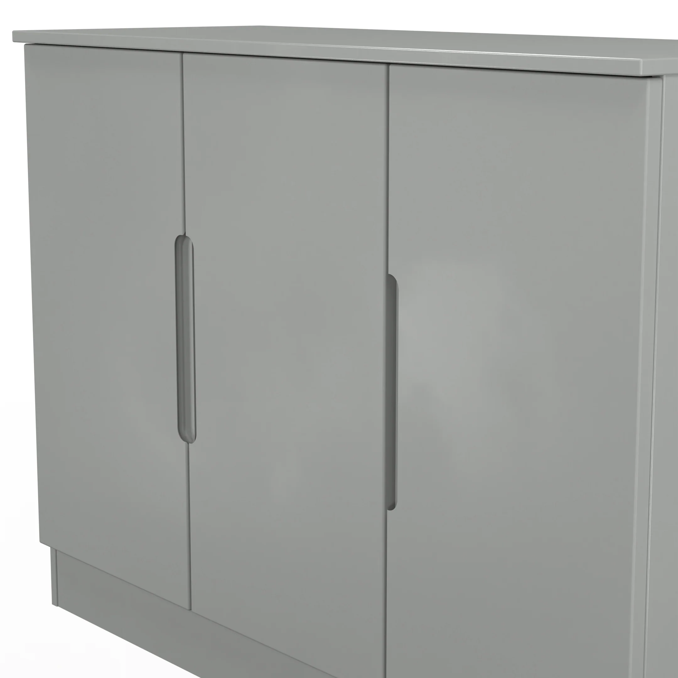 Milan 3 Door Sideboard in Dusk Grey - Ready Assembled - Image 5