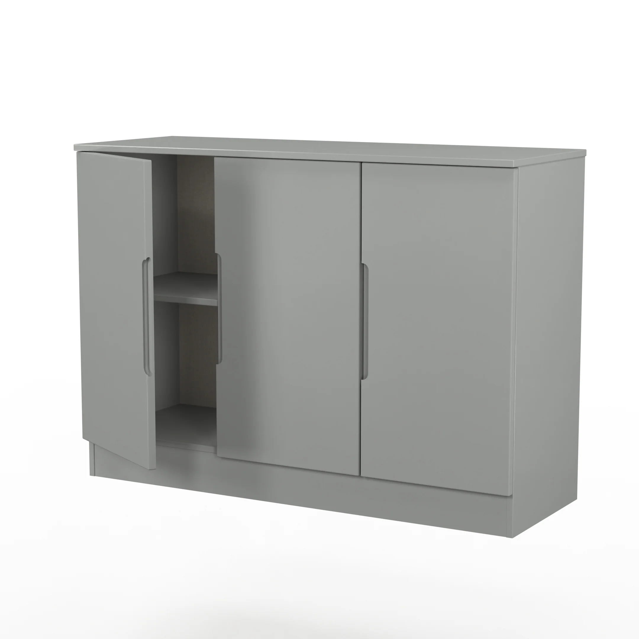 Milan 3 Door Sideboard in Dusk Grey - Ready Assembled - Image 6