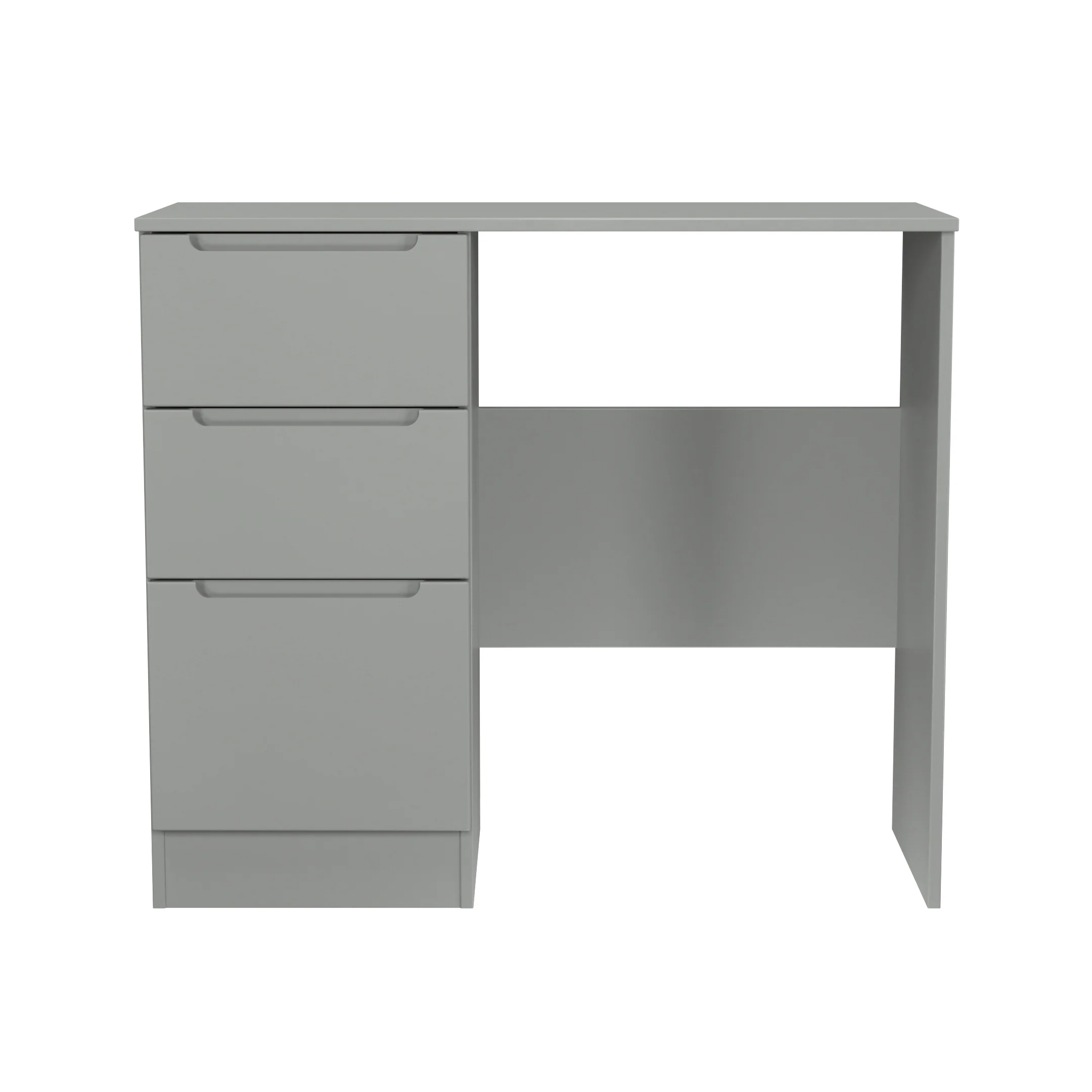 Milan 3 Drawer Vanity in Dusk Grey - Ready Assembled - Image 2