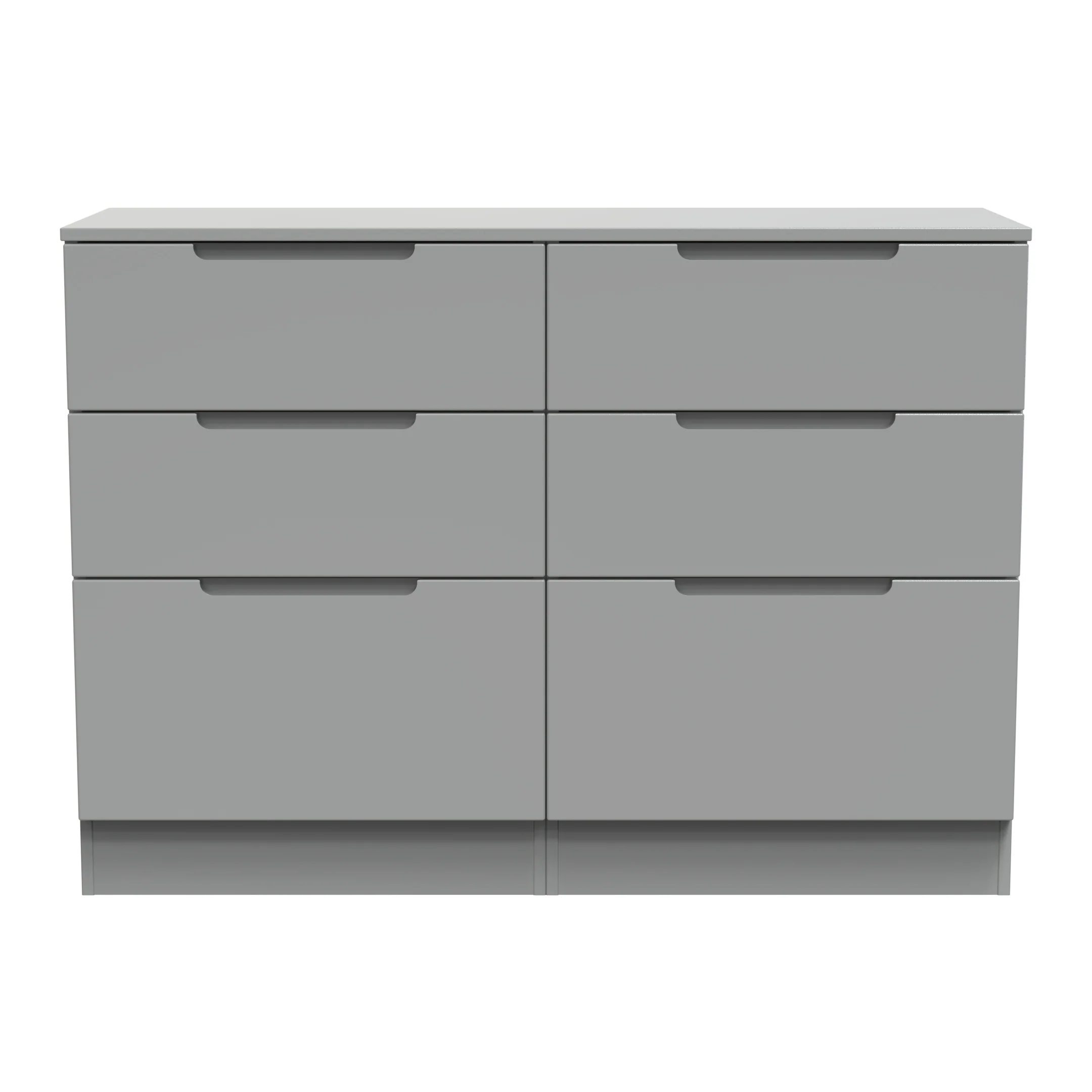 Milan 6 Drawer Chest in Dusk Grey - Ready Assembled - Image 2