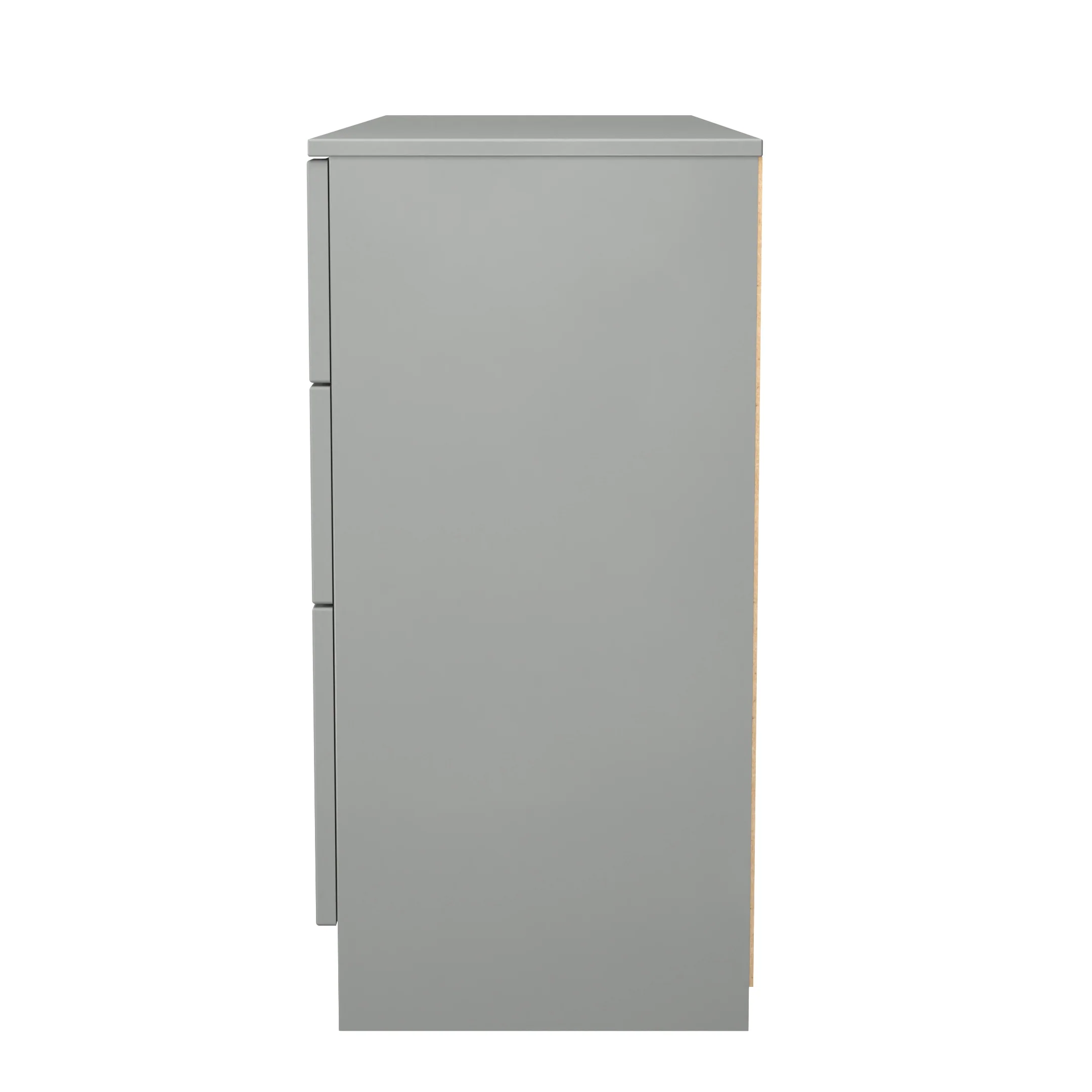 Milan Double Pedestal Desk in Dusk Grey - Ready Assembled - Image 3