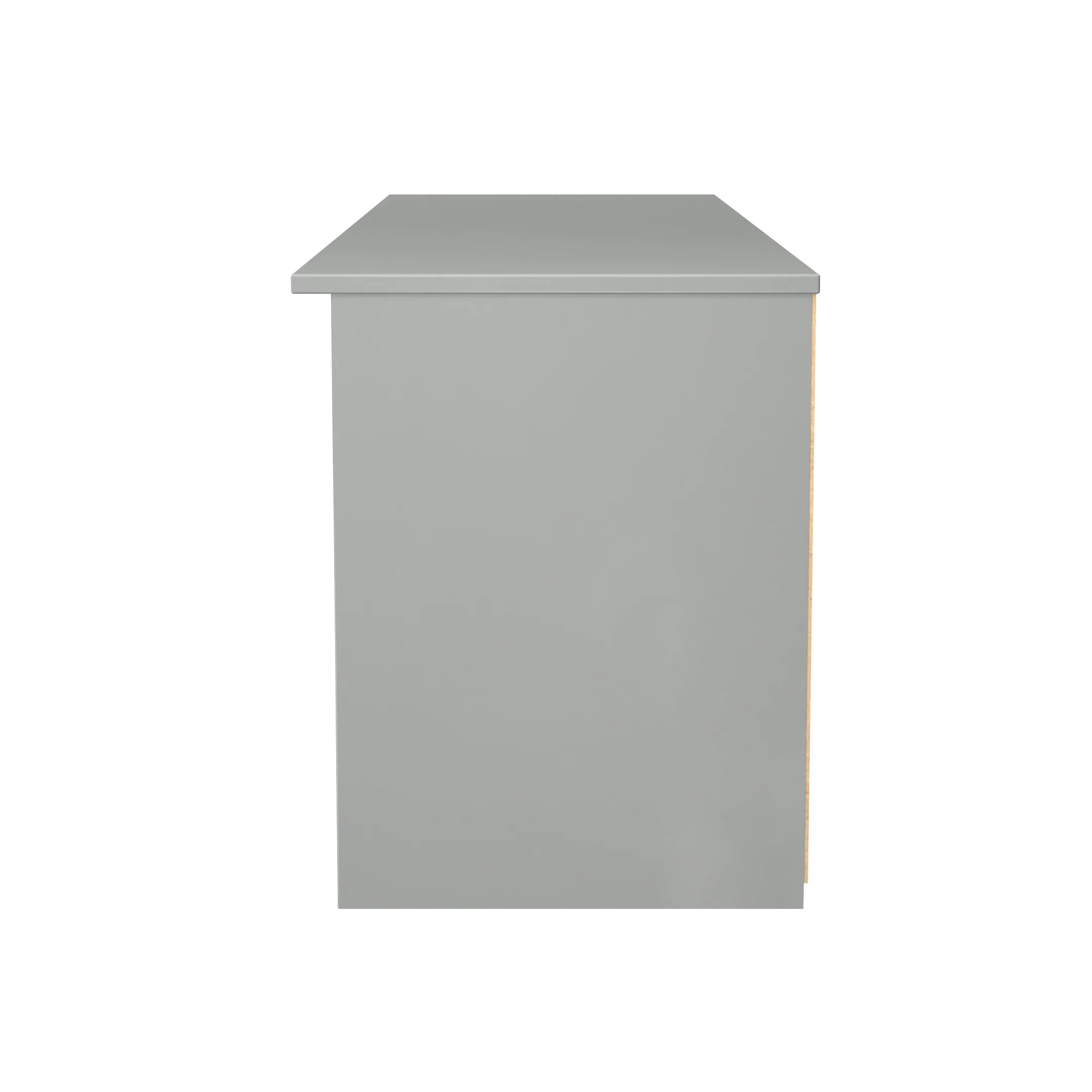 Milan Wide 1 Drawer TV & Media Unit in Dusk Grey - Ready Assembled - Image 3