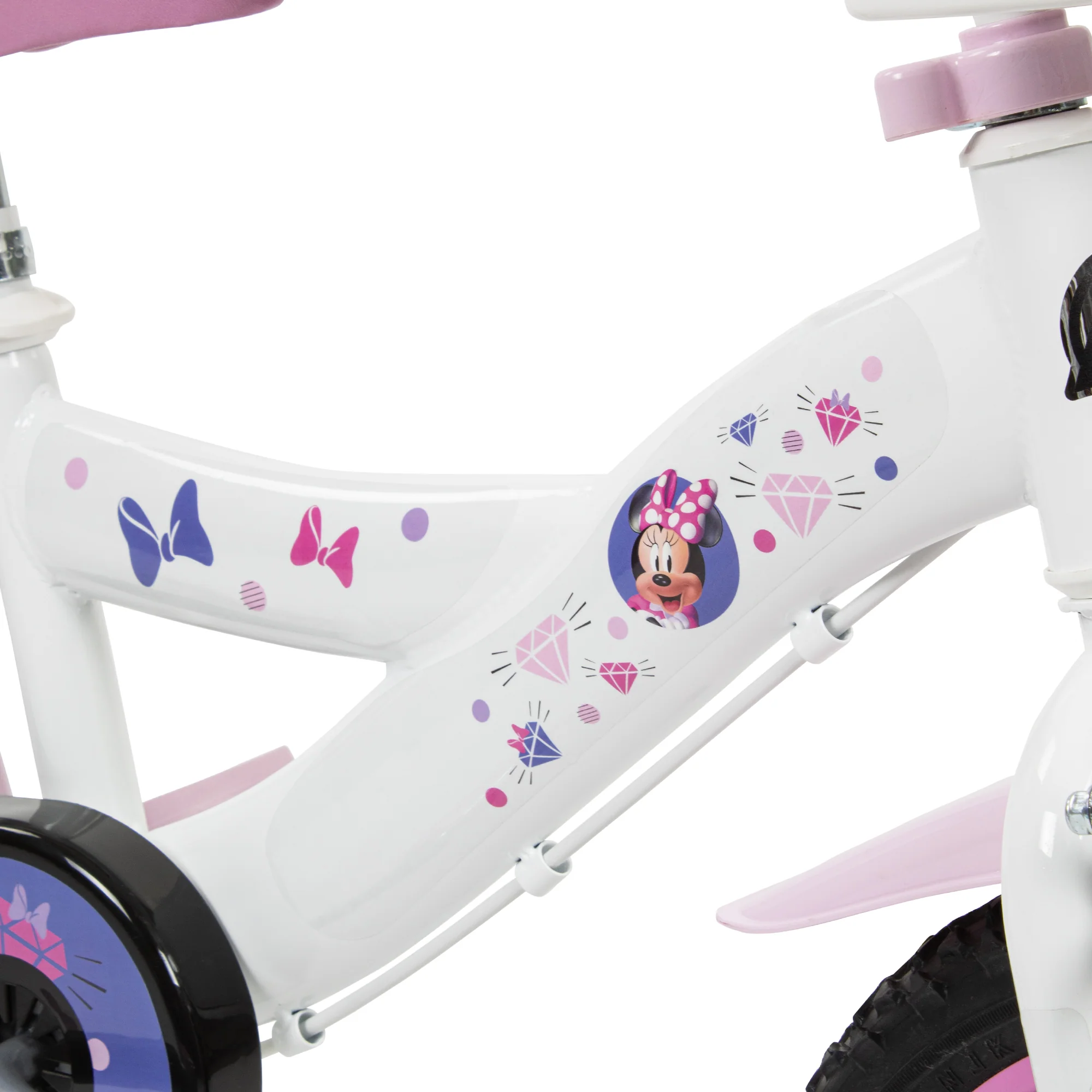 Minnie Bicycle - White, Pink - Image 5