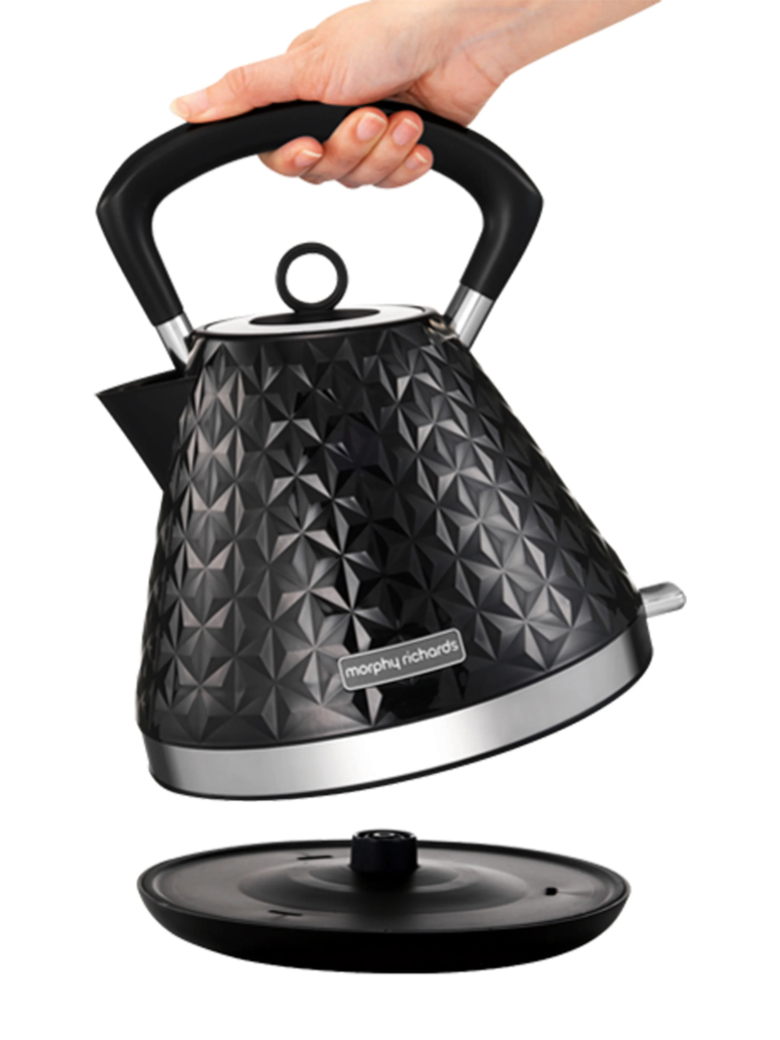 Morphy Richards Vector Black Kettle And Toaster Set - Image 6