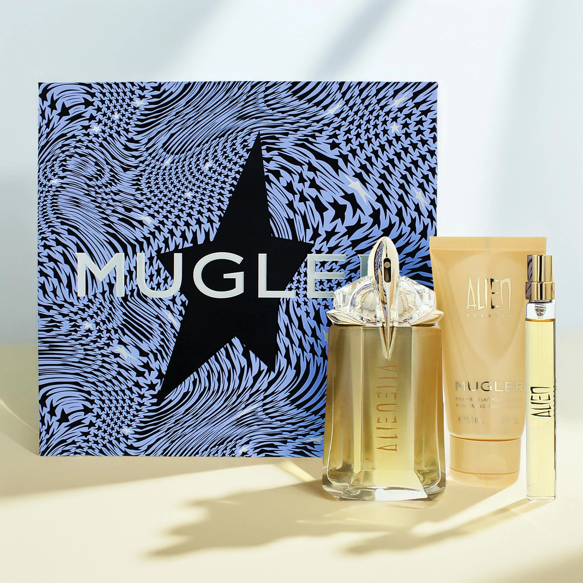 Mugler Alien Goddess 3 Piece Gift Set: Eau de Parfum 60ml - Eau de Parfum 10ml - moisturising 50ml body lotion - Image 3