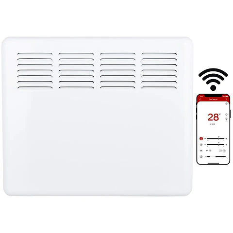 MYLEK Panel Heater Eco Smart WiFi App Radiator Electric Low Energy With Timer And Thermostat