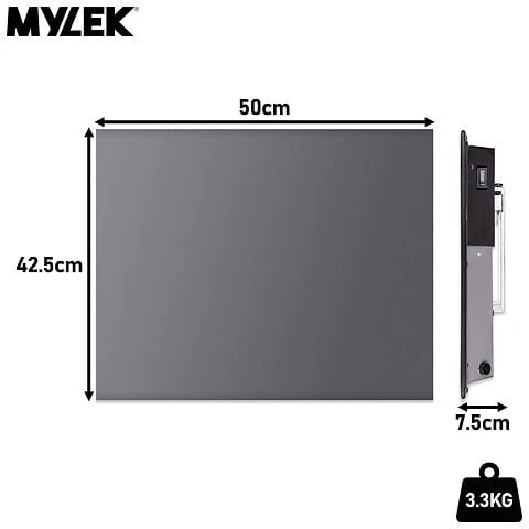 MYLEK Panel Space Heater 0.5KW Eco Smart WiFi App Radiator Electric Slim Low Energy IPX4 Rated - Image 18