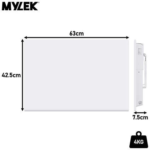MYLEK Panel Space Heater White 2KW Eco, Smart and WiFi App Slimline Low Energy - Wall Mounted, Bathroom IPX4 - Image 16