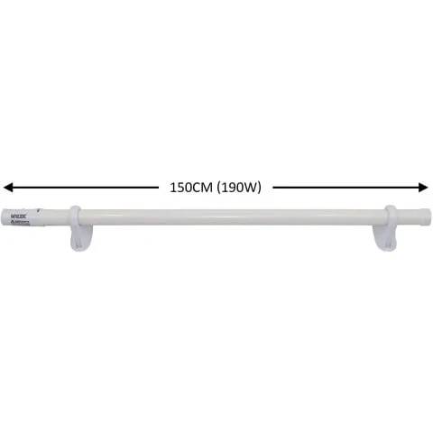 Mylek Tubular Heater 190W - 1500mm - Low Energy Tube - Built In Thermostat And Mounting Brackets Greenhouse, Garage, Caravan - Image 3