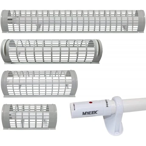 Mylek Tubular Heater 190W - 1500mm - Low Energy Tube - Built In Thermostat And Mounting Brackets Greenhouse, Garage, Caravan - Image 8